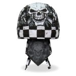 Hot Leathers HWH1115 Checkered Flags Headwrap - Image 2