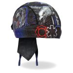 Hot Leathers HWH1117 Thin Line Eagle Headwrap - Image 3