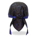Hot Leathers HWH1117 Thin Line Eagle Headwrap - Image 5