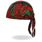 Hot Leathers HWH1119 Roses Headwrap - Image 6