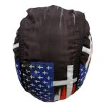 Hot Leathers HWH1120 Flag Cross Headwrap - Image 7
