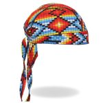 Hot Leathers Native American Pattern Lightweight Headwrap HWH1124 - Image 4