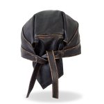 Hot Leathers HWL1008 Brown Rub-Off Seam Leather Headwrap - Image 5