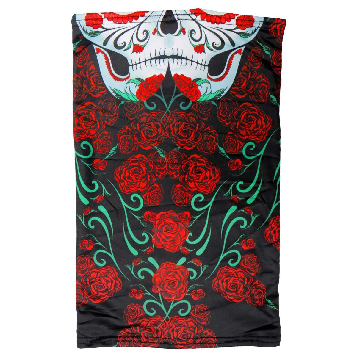 hwn2003-a01.jpg Hot Leathers HWN2003 Sugar Skull Neck Gaiter Mask - Image 1