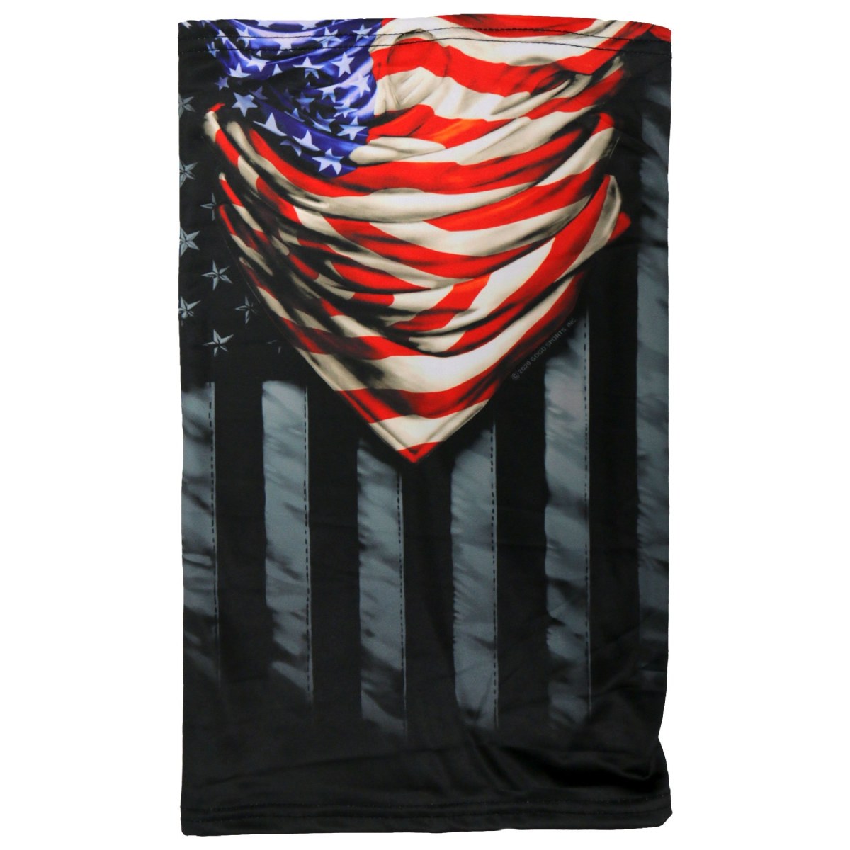 hwn2010-a01.jpg Hot Leathers HWN2010 America Rising Neck Gaiter Mask - Image 1