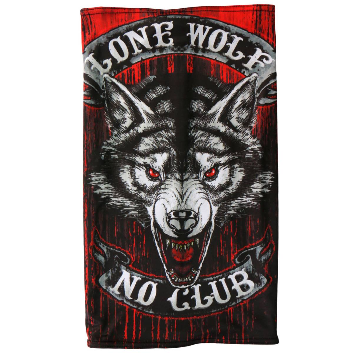 hwn2024-a01.jpg Hot Leathers HWN2024 Lone Wolf Neck Gaiter - Image 1