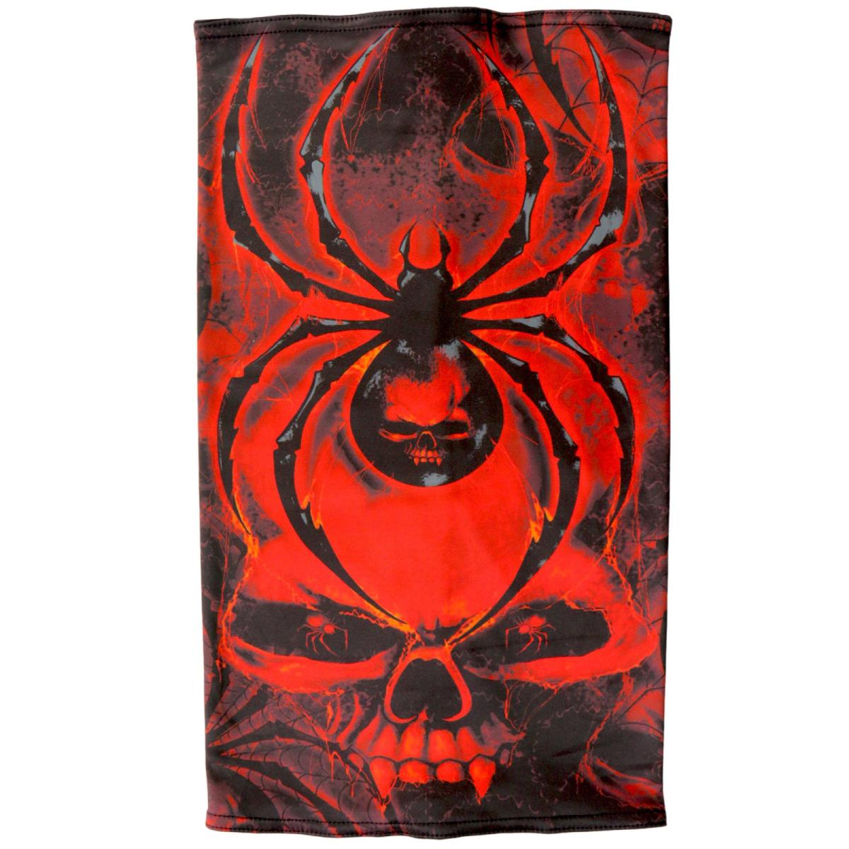 hwn2029-a01.jpg Hot Leathers HWN2029 Black Widow Neck Gaiter - Image 1