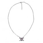 Hot Leathers JWN1002 Skull and Cross Bones Necklace - Image 2