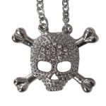 Hot Leathers JWN1002 Skull and Cross Bones Necklace - Image 3