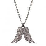 Hot Leathers JWN1003 Angel Wings Necklace - Image 2