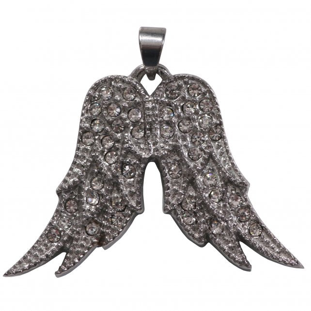 jwn1003-az01.jpg Hot Leathers JWN1003 Angel Wings Necklace - Image 1