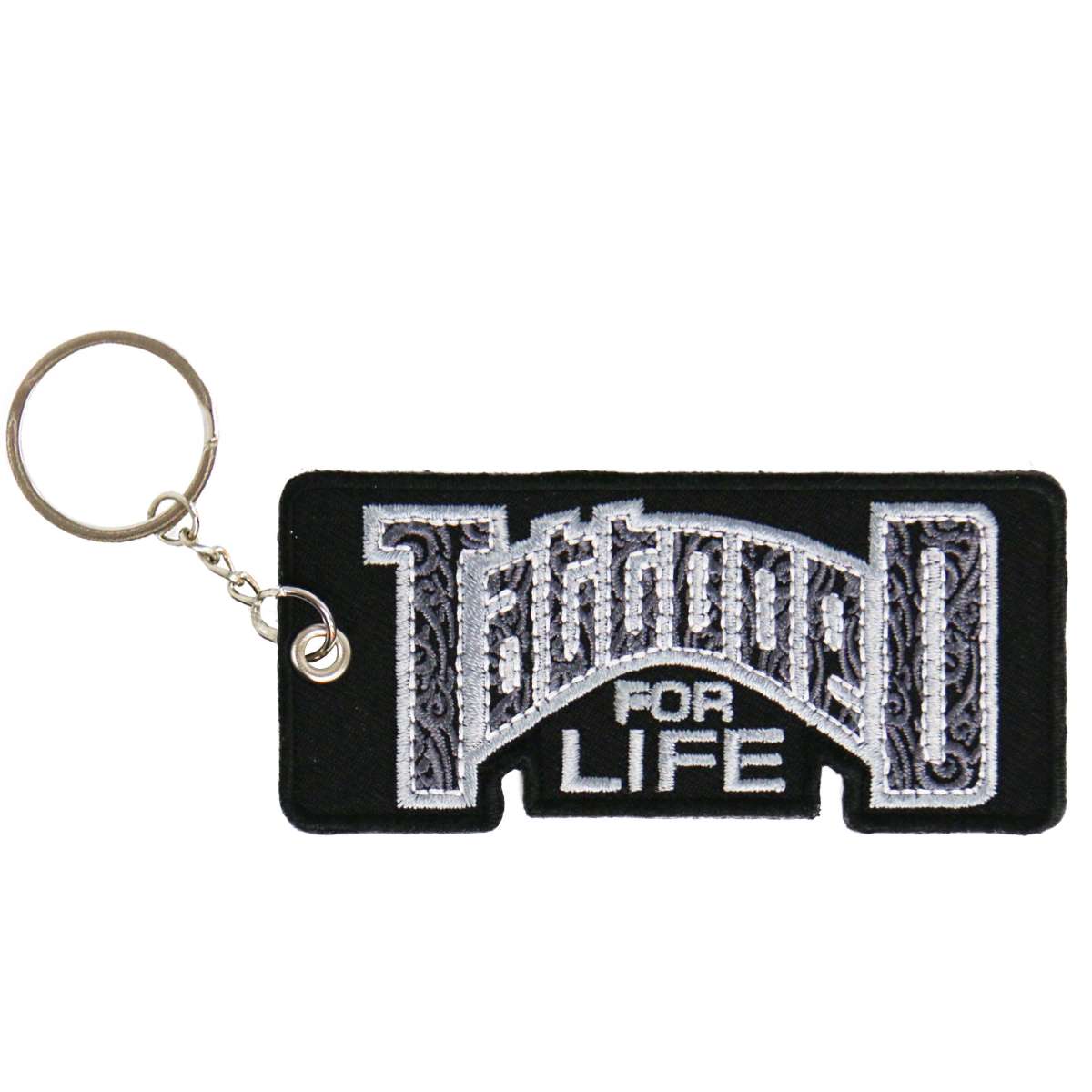 kch1042-a01_20_1200x1200_e9b8f6ef-3f1d-44d9-a667-227bcffad5cf.jpg Hot Leathers Tattooed For Life Embroidered Key Chain KCH1042 - Image 1