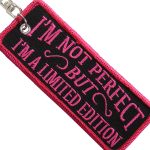 Hot Leathers KCH1076 Key Patch Im Not Perfect - Image 2