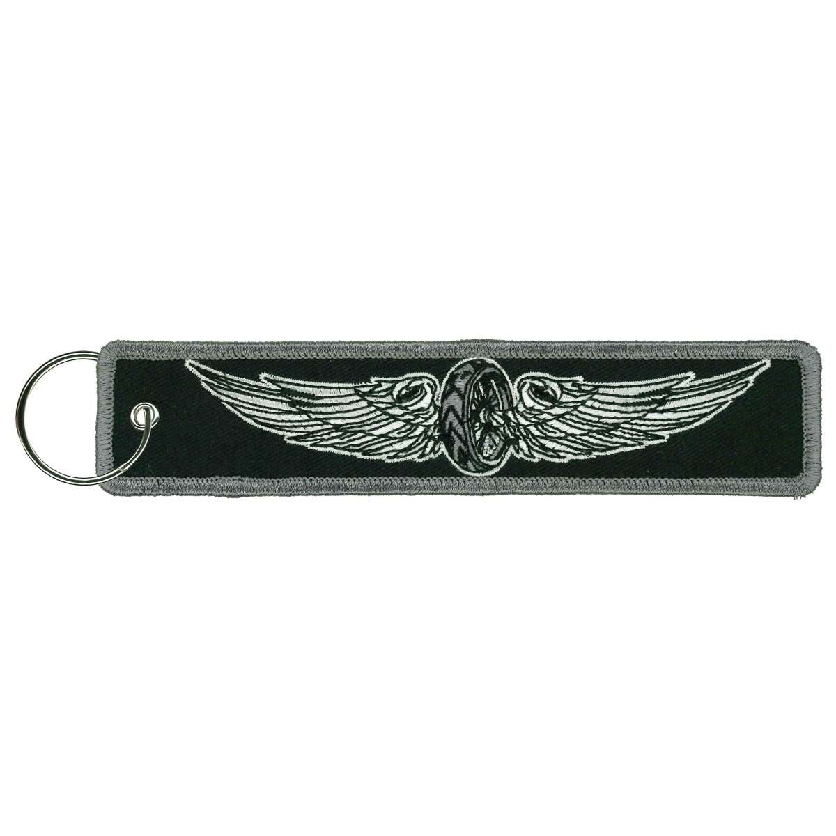 kch5001-a01_20_1200x1200_92b21d17-9c35-4511-a052-c1fc263243c4.jpg Hot Leathers Flying Wheel Key Chain Fob KCH5001 - Image 1