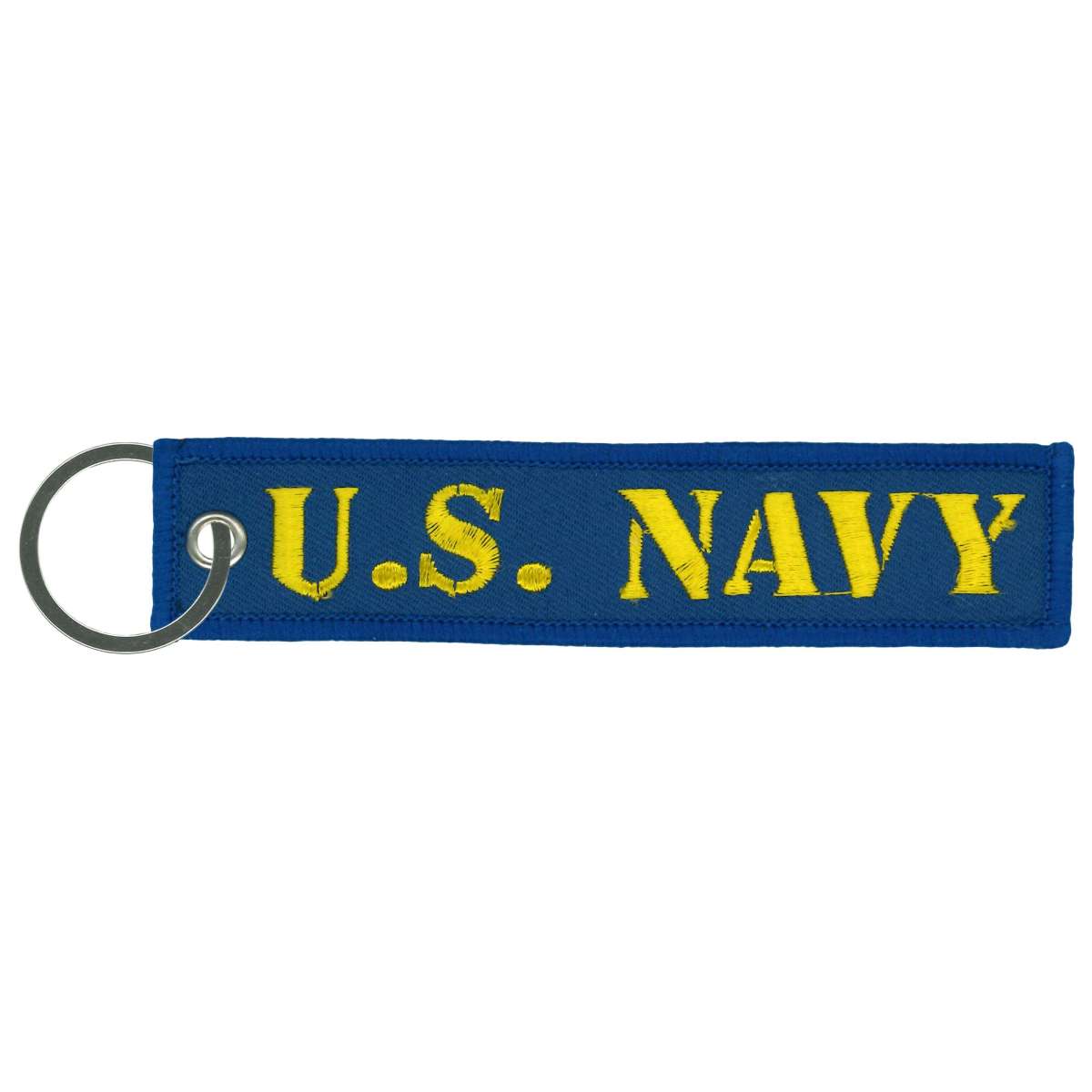 kch8007-a01_20_1200x1200_a4bc3333-751c-442f-a01a-054c3138eda9.jpg Hot Leathers U.S. Navy Veteran Key Chain Fob KCH8007 - Image 1