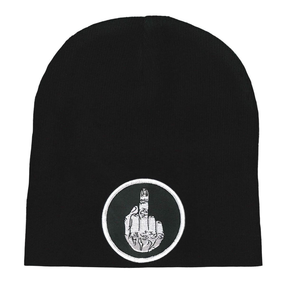khb5006-a01_1_1.jpg Hot Leathers KHB5006 Middle Finger Knit Hat - Image 1