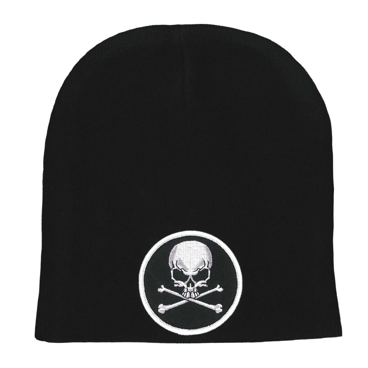 khb5009-a01_1_1.jpg Hot Leathers KHB5009 Skull and Crossbones Knit Hat - Image 1