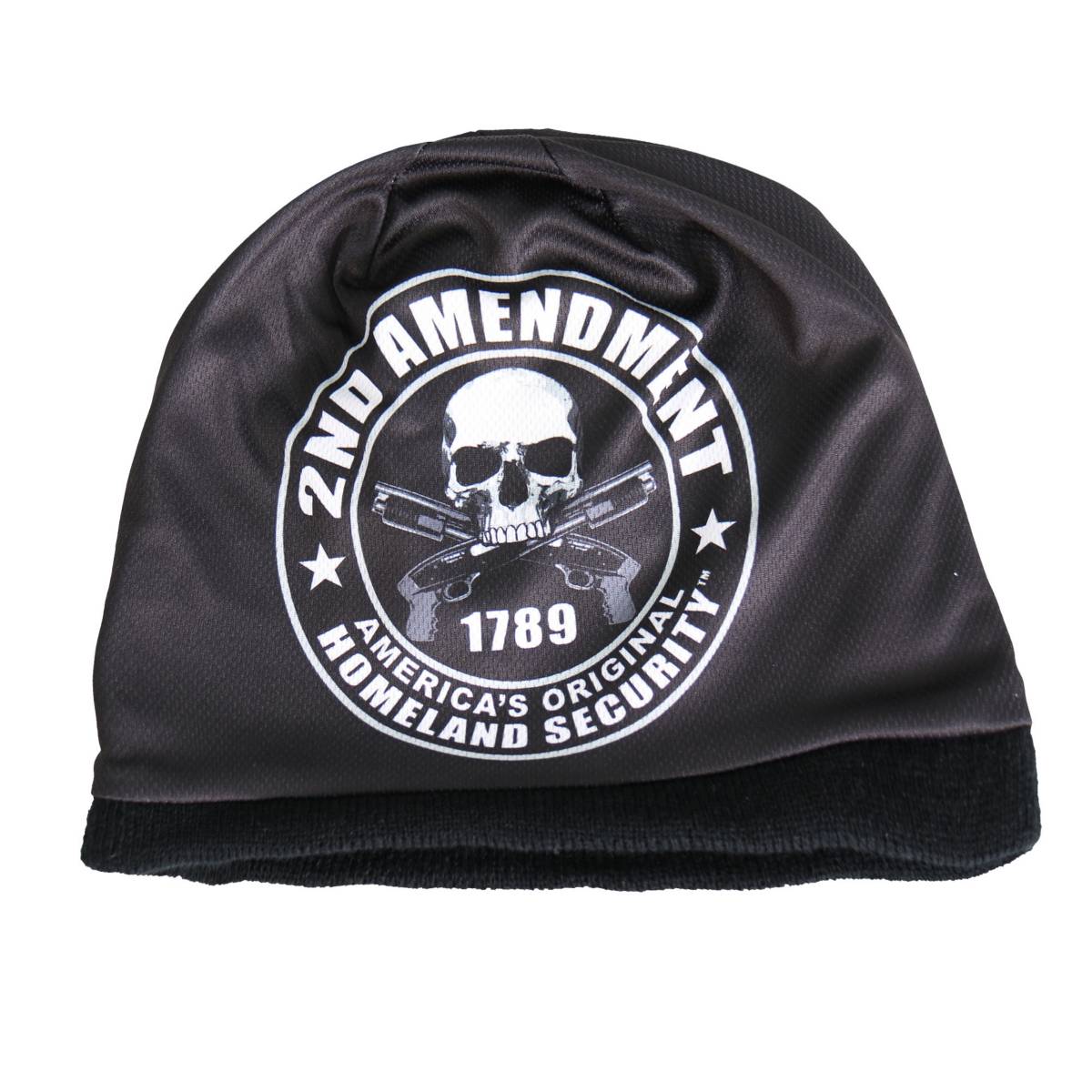 khc1014-a10.jpg Hot Leathers KHC1014 2nd Amendment America’s Original Homeland Security Beanie - Image 1