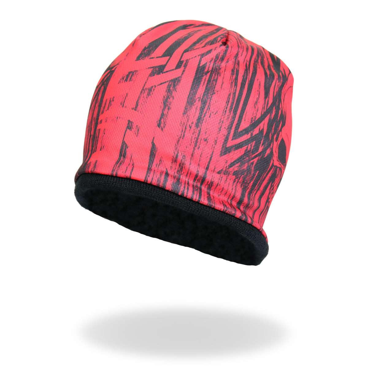 khc1016-a01_20_1200x1200_d395b130-904d-458b-ba32-34b054a8e363.jpg Hot Leathers Over The Top Skull Beanie KHC1016 - Image 1