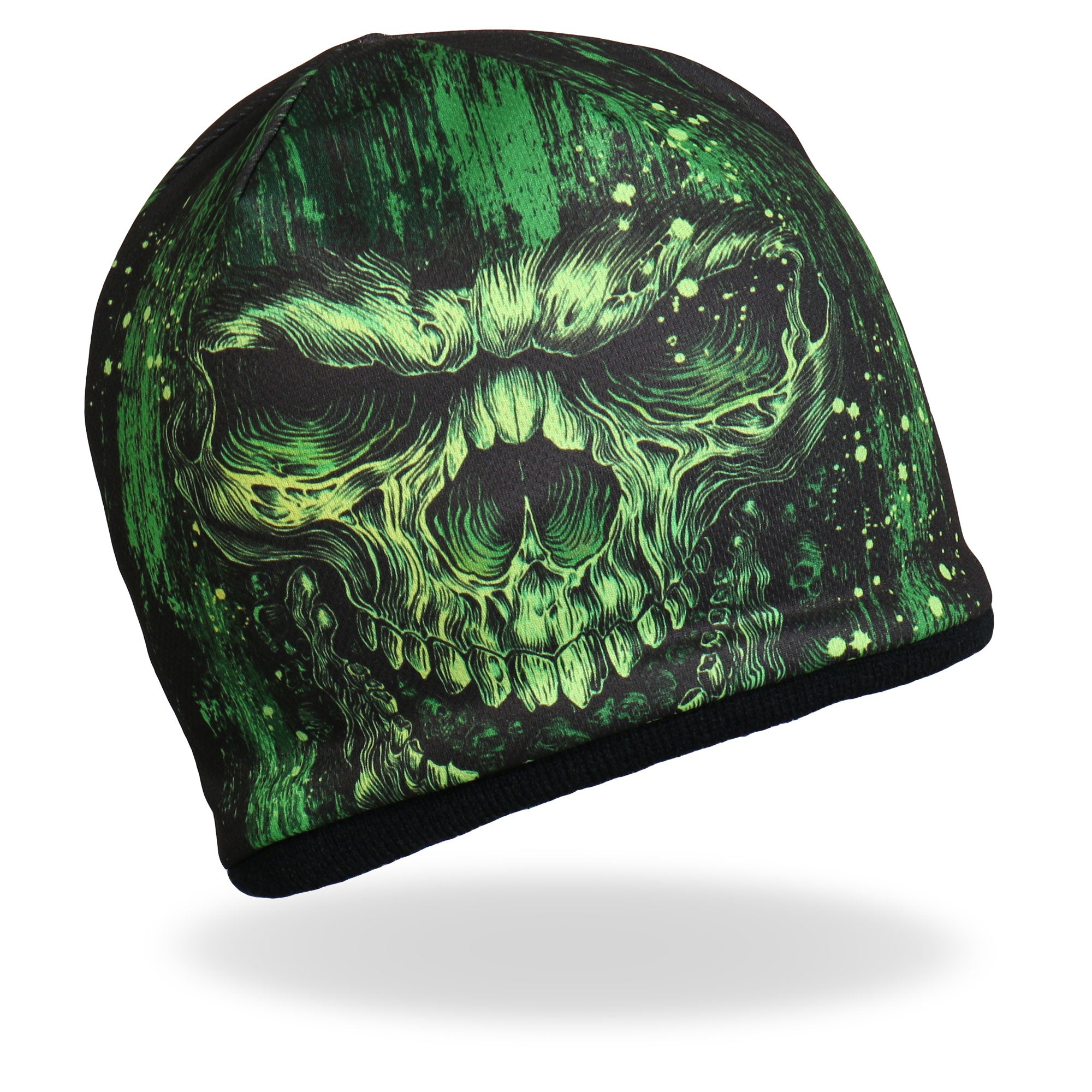 khc1028-a04.jpg Hot Leathers KHC1028 Sublimated Shredder Skull Beanie - Image 1