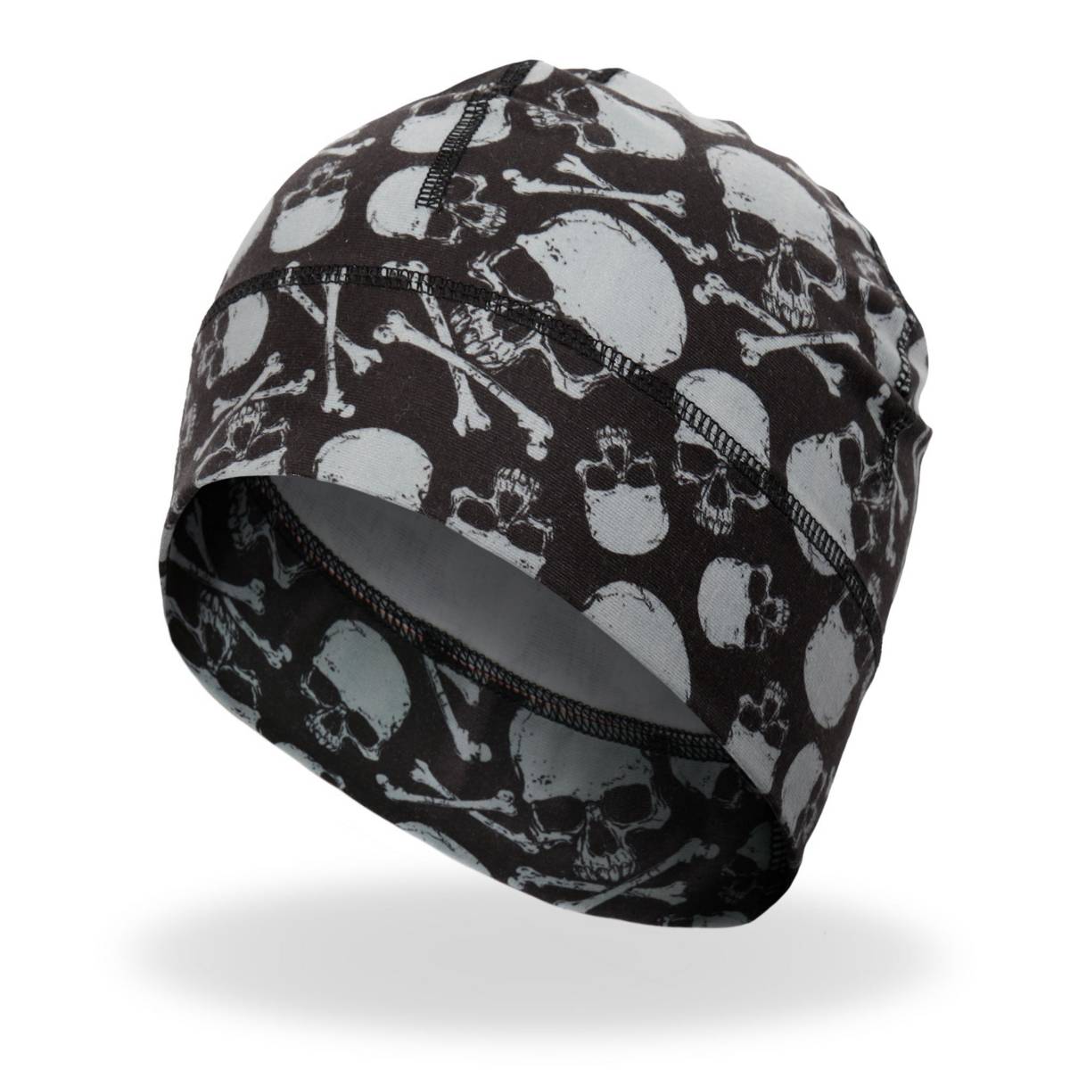 khc4004-a01.jpg Hot Leathers Crossbones Helmet liner KHC4004 - Image 1
