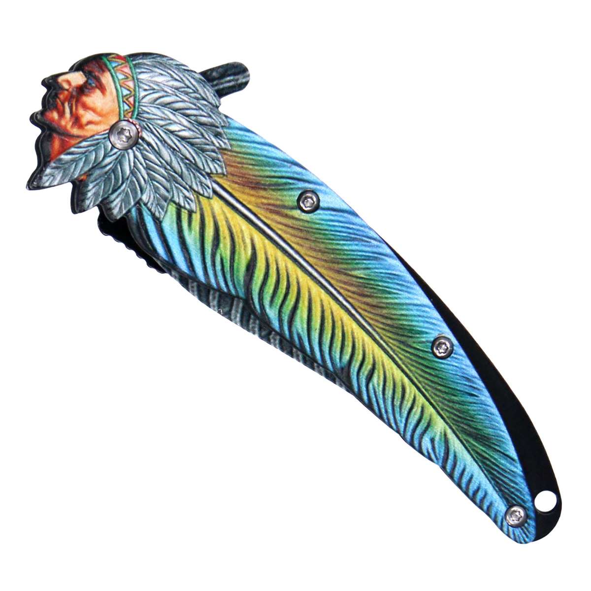 kna1129-a01_20_1200x1200_a5a40654-deb5-419b-9629-0a8ff741af9d.jpg Hot Leathers Spring Assist Folding Knife - Image 1