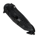 Hot Leathers KNA1134 Gold Flaming Skull 3.5 Folding Knife - Image 4