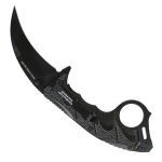 Hot Leathers Black Gravel Knife w/ Clip KNA1140 - Image 3