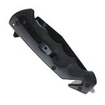Hot Leathers Black Matte Knife w/ Clip KNA1151 - Image 4