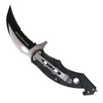 Hot Leathers Black Cut Out Tactical Knife KNA1157 - Image 3