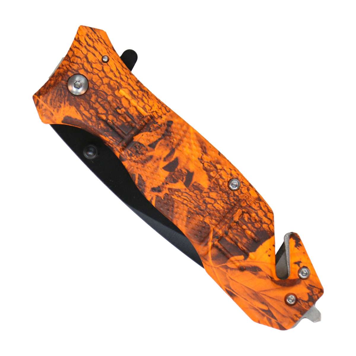 kna1163-a01_20_1200x1200_4ff9c715-f5da-4dc8-baed-0ed7020a8f08.jpg Hot Leathers Orange Wood Grain Camo Knife KNA1163 - Image 1