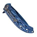 Hot Leathers Blue Flaming Eagle Knife KNA1168 - Image 4