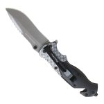 Hot Leathers Checkered w/ Wood Detail Knife KNA1176 - Image 3
