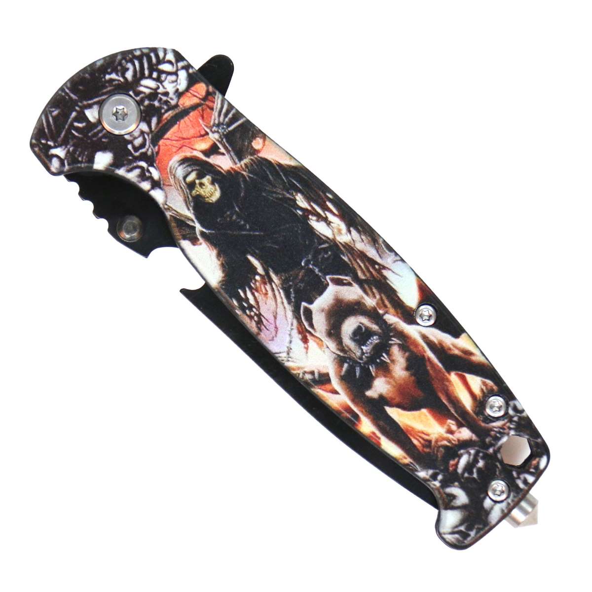kna1177-a01_20_1200x1200_17a8b8bd-9db6-49aa-bd40-c5149b2a0f40.jpg Hot Leathers Skeleton and Best Freind Knife KNA1177 - Image 1
