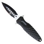 Hot Leathers Black Tactical Knife W/ Clip KNA1179 - Image 2