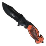 Hot Leathers Orange Flair Knife KNA1180 - Image 2