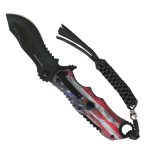 Hot Leathers US Flag w/ key Lanyard KNA1181 - Image 3
