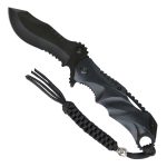 Hot Leathers Black Knife with Lanyard KNA1182 - Image 2