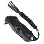 Hot Leathers Black Knife with Lanyard KNA1182 - Image 4