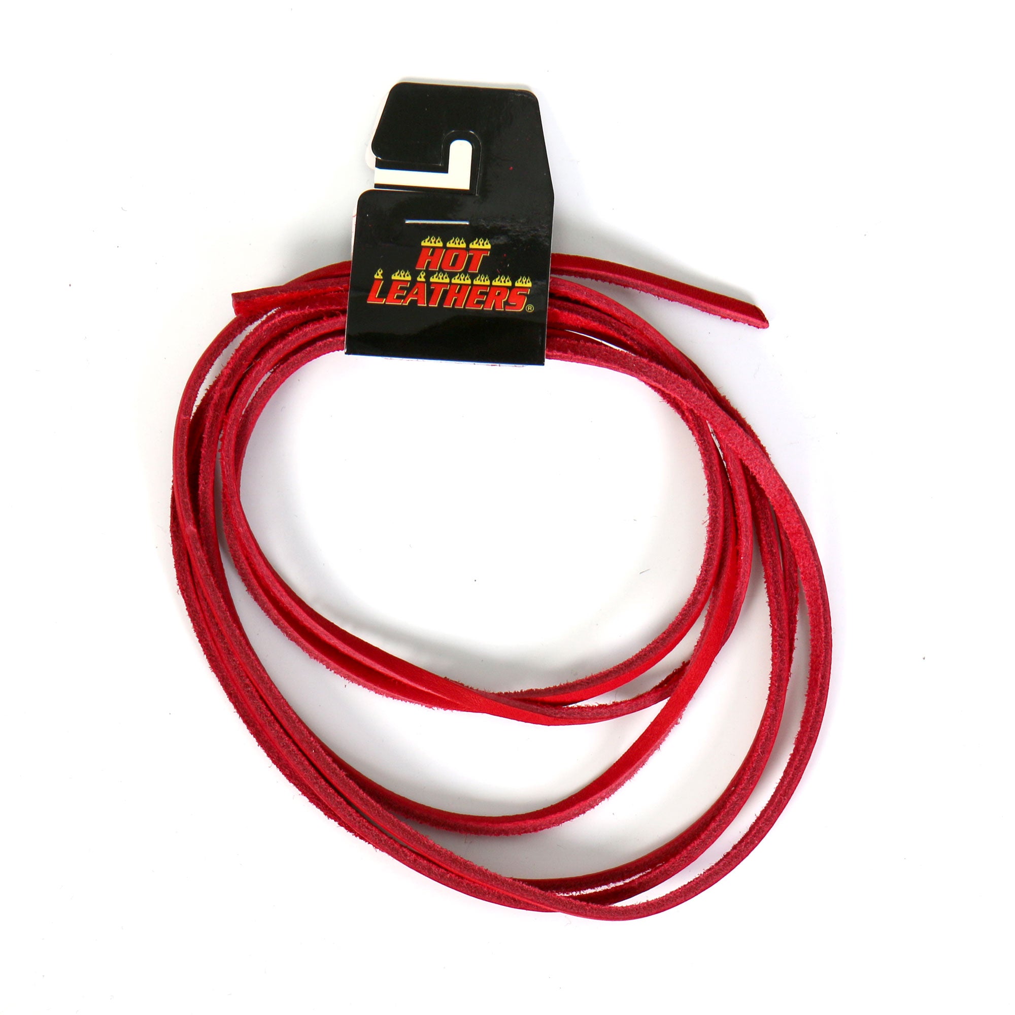 lhh1101-a01.jpg Hot Leathers LHH110 72 Inch Red Leather Lace - Image 1