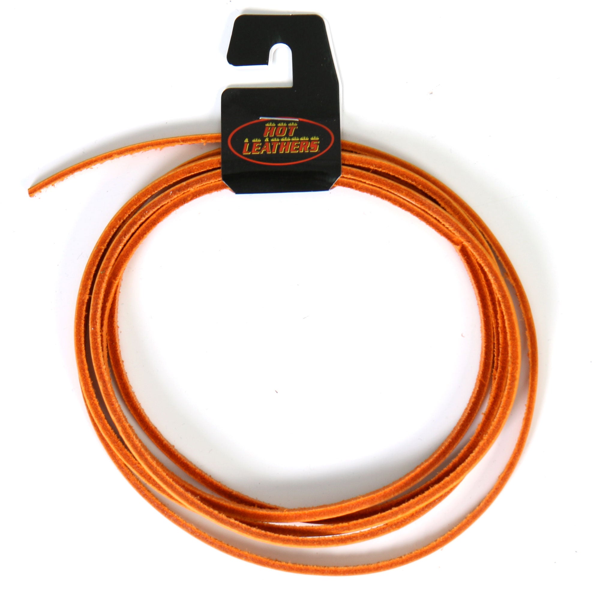 lhh1102-a01.jpg Hot Leathers LHH110 72 Inch Orange Leather Lace - Image 1