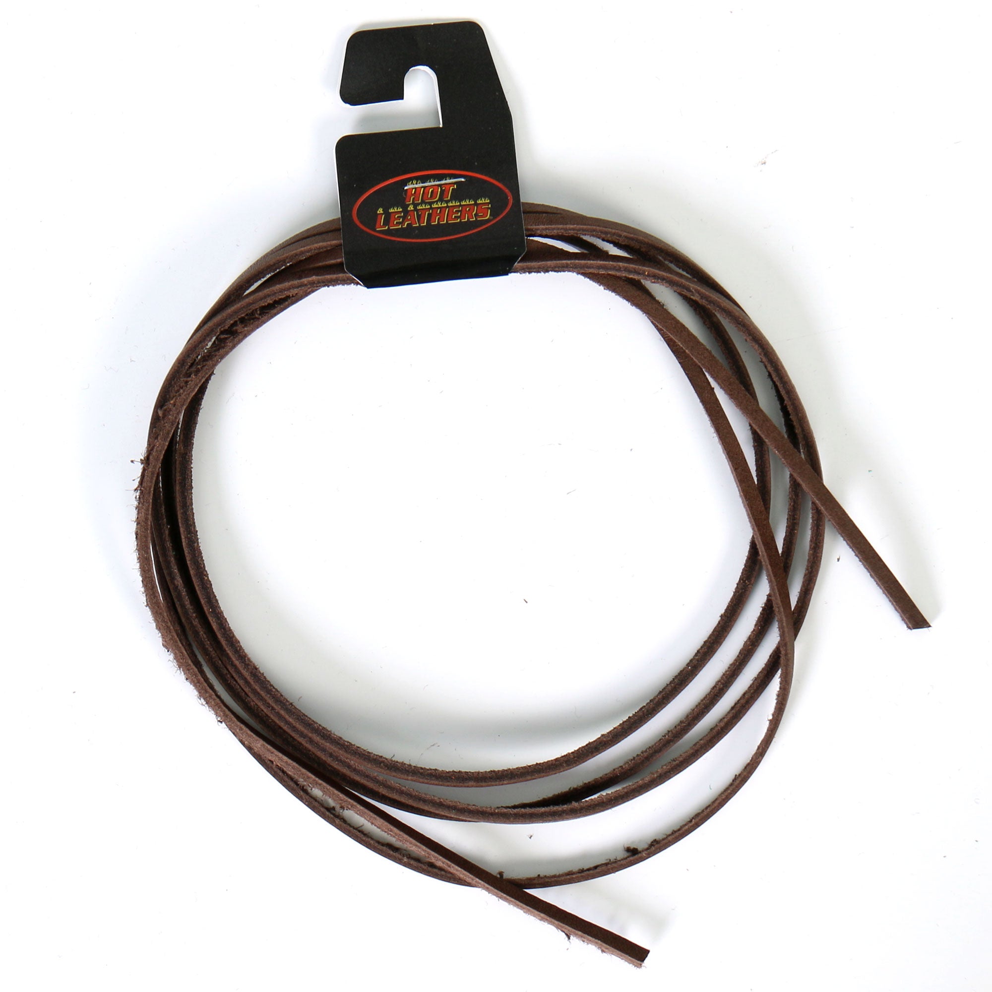 lhh1108-a01.jpg Hot Leathers LHH110 72 Inch Brown Leather Lace - Image 1