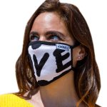 Air Soul MP7923FM ‘Love’ Protective Face Mask with Optional Filter Pocket
