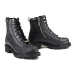 MMCC MB408 Men’s Accelerator Black Leather Biker Boots – Riding Footwear