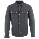 Milwaukee Leather MDM1010 Men’s Black Denim Shirt Style Jacket