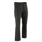 Milwaukee Leather MDM5005 Men’s Black 5 Pocket Tear Resistant Motorcycle Denim Jeans Infused w/ Aramid Fibers
