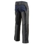 Milwaukee Leather SH1125 Men’s Black Braided Leather Jean Style Chaps - Image 7