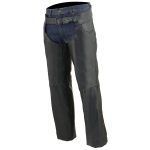 Milwaukee Leather SH1125 Men’s Black Braided Leather Jean Style Chaps - Image 5
