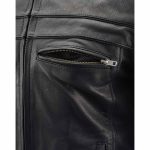 Milwaukee Leather ML1408 Men’s Black ‘Savage’ Sporty Crossover Leather Jacket - Image 12