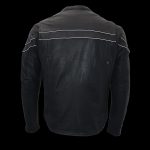 Milwaukee Leather ML1408 Men’s Black ‘Savage’ Sporty Crossover Leather Jacket - Image 6